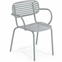 Emu MOM Armlehnstuhl 4er Set - 4 Stühle à 76 X 58,5 X 56 Cm - Wolkengrau