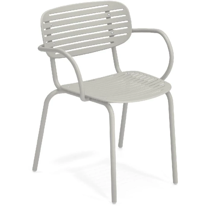 emu MOM Armlehnstuhl 4er Set - 4 Stühle à 76 x 58,5 x 56 cm - zement Emu MOM Armlehnstuhl 4er Set - 4 Stühle à 76 X 58,5 X 56 Cm - Zement -qeeboo shop unnamed file 3139