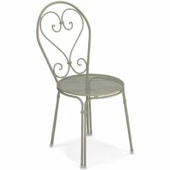 Emu PIGALLE Stuhl 4er Set - 4 Stühle à 85 X 45 X 54 Cm - Grau/grün