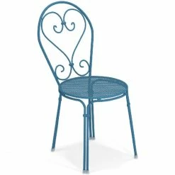 Emu PIGALLE Stuhl 4er Set - 4 Stühle à 85 X 45 X 54 Cm - Blau