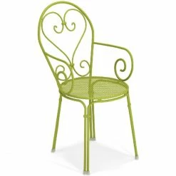 Emu PIGALLE Armlehnstuhl 4er Set - 4 Stühle à 85 X 50 X 54 Cm - Hellgrün