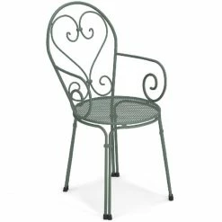 Emu PIGALLE Armlehnstuhl 4er Set - 4 Stühle à 85 X 50 X 54 Cm - Dunkelgrün