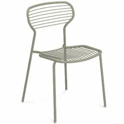 Emu APERO Stuhl 4er Set - 4 Stühle à 78 X 50 X 52 Cm - Grau/grün