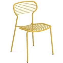 Emu APERO Stuhl 4er Set - 4 Stühle à 78 X 50 X 52 Cm - Curry-gelb