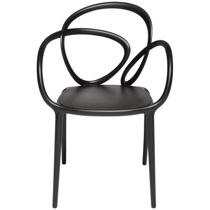 qeeboo Loop Chair ohne Kissen Stuhl 2er Set - 2 Stühle à 52 x 56 x 84 cm - black Qeeboo Loop Chair Ohne Kissen Stuhl 2er Set - 2 Stühle à 52 X 56 X 84 Cm - Black -qeeboo shop unnamed file 326