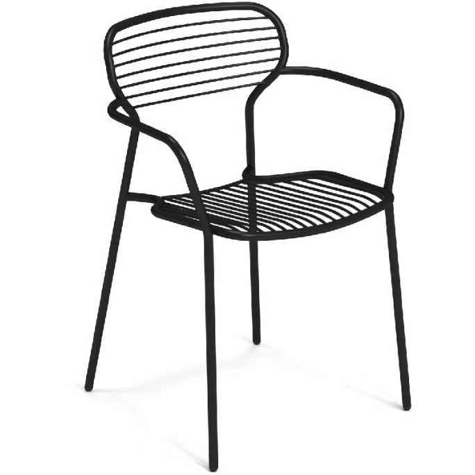 emu APERO Armlehnstuhl 4er Set - 4 Stühle à 78 x 55,5 x 52 cm - schwarz Emu APERO Armlehnstuhl 4er Set - 4 Stühle à 78 X 55,5 X 52 Cm - Schwarz -qeeboo shop unnamed file 3261