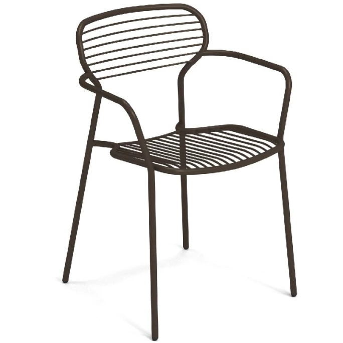 emu APERO Armlehnstuhl 4er Set - 4 Stühle à 78 x 55,5 x 52 cm - indischbraun Emu APERO Armlehnstuhl 4er Set - 4 Stühle à 78 X 55,5 X 52 Cm - Indischbraun -qeeboo shop unnamed file 3267