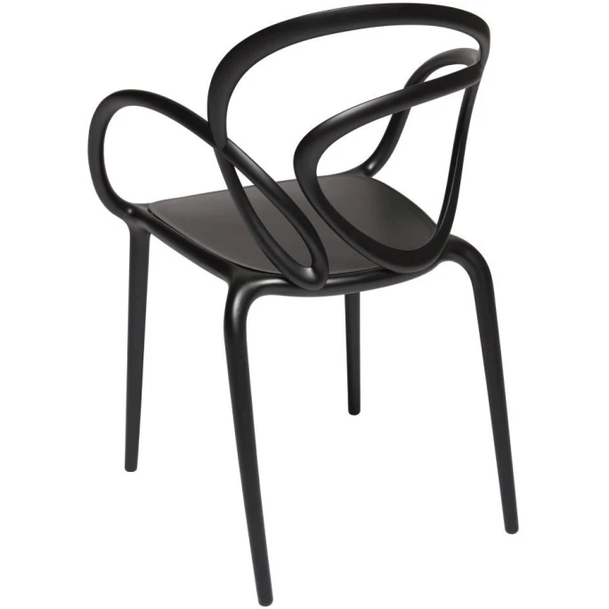 qeeboo Loop Chair ohne Kissen Stuhl 2er Set - 2 Stühle à 52 x 56 x 84 cm - black Qeeboo Loop Chair Ohne Kissen Stuhl 2er Set - 2 Stühle à 52 X 56 X 84 Cm - Black -qeeboo shop unnamed file 327