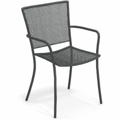 Emu ATHENA Armlehnstuhl 4er Set - 4 Stühle à 90 X 59 X 63 Cm - Antikeisen