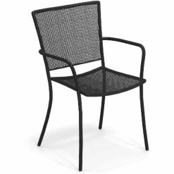 Emu ATHENA Armlehnstuhl 4er Set - 4 Stühle à 90 X 59 X 63 Cm - Schwarz