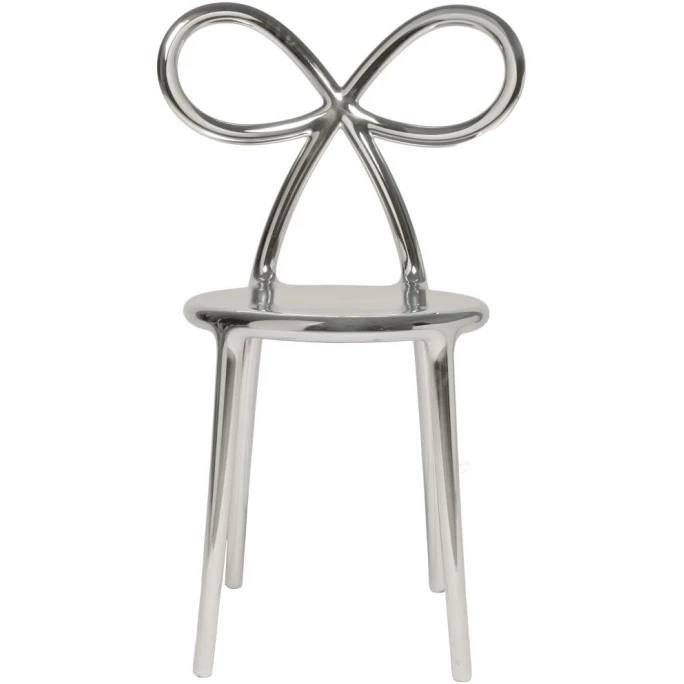 qeeboo Ribbon Chair Metall Finish Stuhl - 45,5 x 49,5 x 83,5 cm - silver Qeeboo Ribbon Chair Metall Finish Stuhl - 45,5 X 49,5 X 83,5 Cm - Silver -qeeboo shop unnamed file 329