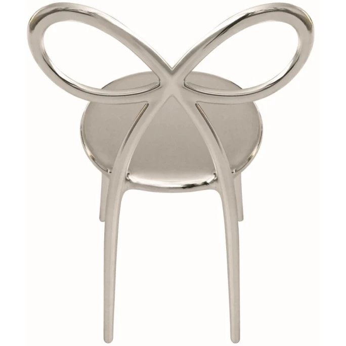 qeeboo Ribbon Chair Metall Finish Stuhl - 45,5 x 49,5 x 83,5 cm - silver Qeeboo Ribbon Chair Metall Finish Stuhl - 45,5 X 49,5 X 83,5 Cm - Silver -qeeboo shop unnamed file 332