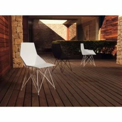 Vondom FAZ STAINLESS Stühle - 4er Set - 4er Set - 47x50x80 Cm - Schwarz -qeeboo shop unnamed file 3324