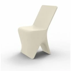 Vondom PAL Stuhl - 50x53x80 Cm - Ecru