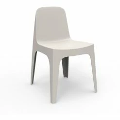 Vondom SOLID Stuhl - 4er Set - 4er Set - 49x53x80 Cm - Ecru