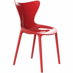 Vondom LOVE LACQUERED Stuhl - 4er-Set - 4er Set - 53x51x87 Cm - Rot-3114