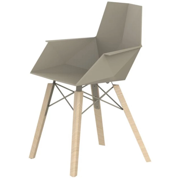 Vondom FAZ WOOD Stühle mit Armlehnen - 4er Set - 4er Set - 57x52x82 cm - ecru Vondom FAZ WOOD Stühle Mit Armlehnen - 4er Set - 4er Set - 57x52x82 Cm - Ecru -qeeboo shop unnamed file 3414