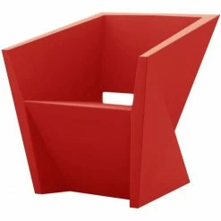 Vondom FAZ Stuhl Mit Armlehnen - 72x65x76 Cm - Rot