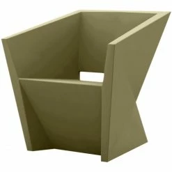 Vondom FAZ Stuhl Mit Armlehnen - 72x65x76 Cm - Kaki