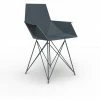 Vondom FAZ STAINLESS Stühle Mit Armlehnen - 4er Set - 4er Set - 57x50x80 Cm - Schwarz