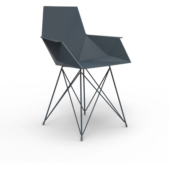 Vondom FAZ STAINLESS Stühle mit Armlehnen - 4er Set - 4er Set - 57x50x80 cm - schwarz Vondom FAZ STAINLESS Stühle Mit Armlehnen - 4er Set - 4er Set - 57x50x80 Cm - Schwarz -qeeboo shop unnamed file 3465