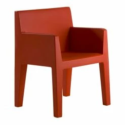 Vondom JUT Stuhl Mit Armlehnen - 58x55x80 Cm - Rot