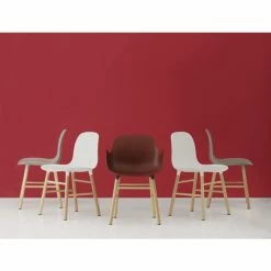 Normann Copenhagen Form Oak Stuhl - H 80 X B 48 X T 52 Cm - White / Eiche -qeeboo shop unnamed file 35