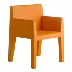 Vondom JUT Stuhl Mit Armlehnen - 58x55x80 Cm - Orange