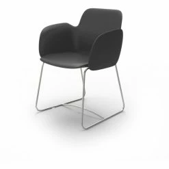 Vondom PEZZETTINA Stuhl Mit Armlehnen - 58x55x80 Cm - Anthrazit