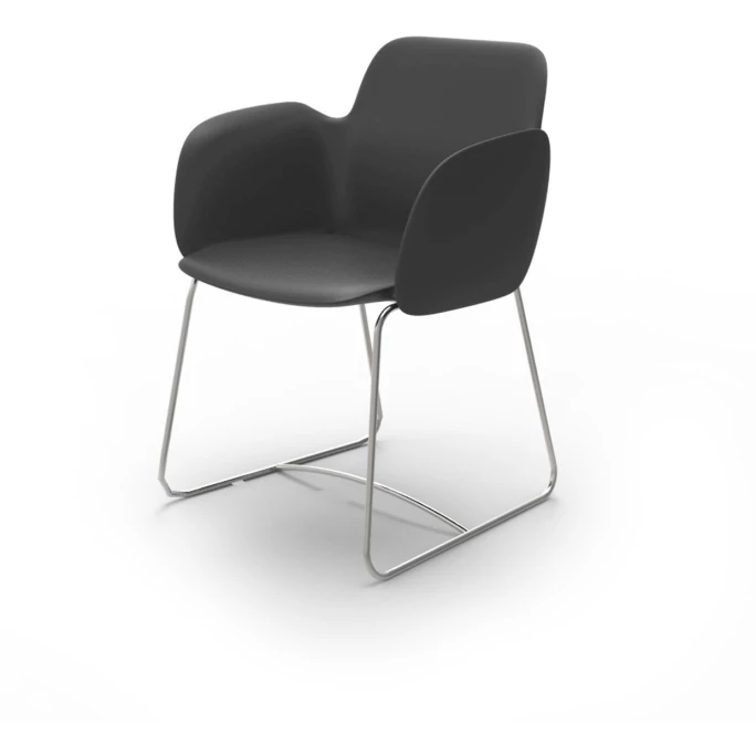 Vondom PEZZETTINA Stuhl mit Armlehnen - 58x55x80 cm - anthrazit Vondom PEZZETTINA Stuhl Mit Armlehnen - 58x55x80 Cm - Anthrazit -qeeboo shop unnamed file 3565