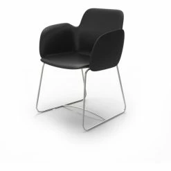 Vondom PEZZETTINA Stuhl Mit Armlehnen - 58x55x80 Cm - Schwarz