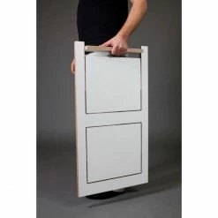 AMBIVALENZ Fläpps Classic Klappstuhl - H/B/T 75 X 47 X 45 Cm - Matt Schwarz -qeeboo shop unnamed file 362