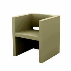 Vondom VELA Stuhl Mit Armlehnen - 58x55x65 Cm - Kaki