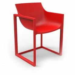 Vondom WALLSTREET Stuhl Mit Armlehnen - 2er Set - 2er Set - 57x53x80 Cm - Rot