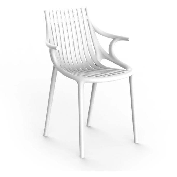 Vondom IBIZA Stuhl mit Armlehnen - 4er Set - 4er Set - 57x51x81 cm - weiß Vondom IBIZA Stuhl Mit Armlehnen - 4er Set - 4er Set - 57x51x81 Cm - Weiß -qeeboo shop unnamed file 3669