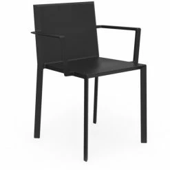 Vondom QUARTZ Stuhl Mit Armlehnen - 4er Set - 4er Set - 52x57x79 Cm - Schwarz