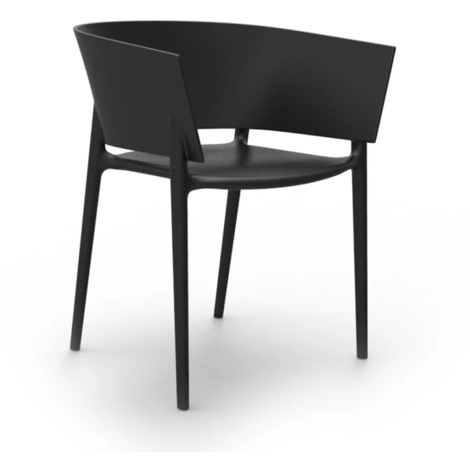 Vondom AFRICA Stuhl mit Armlehnen - 4er Set - 4er Set - 58x53x75 cm - schwarz Vondom AFRICA Stuhl Mit Armlehnen - 4er Set - 4er Set - 58x53x75 Cm - Schwarz -qeeboo shop unnamed file 402