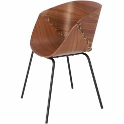 Jan Kurtz GOSSIP Sessel - 81x65x58 Cm - Schwarz/nussbaum -qeeboo shop unnamed file 4193