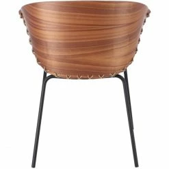 Jan Kurtz GOSSIP Sessel - 81x65x58 Cm - Schwarz/nussbaum -qeeboo shop unnamed file 4194