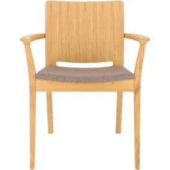 Jan Kurtz KELLEY Sessel - 81,5x63x45 Cm - Eiche/steinbraun