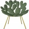 Qeeboo Filicudi Sessel - 93 X 72 X 85 Cm - Balsam Green - Brass