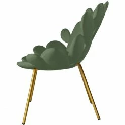 Qeeboo Filicudi Sessel - 93 X 72 X 85 Cm - Balsam Green - Brass -qeeboo shop unnamed file 4372
