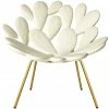 Qeeboo Filicudi Sessel - 93 X 72 X 85 Cm - White-brass