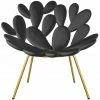 Qeeboo Filicudi Sessel - 93 X 72 X 85 Cm - Black-brass
