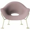 Qeeboo Pupa Brass Base Indoor Sessel - 87 X 78 X 84 Cm - Pink