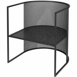 Kristina Dam Studio Bauhaus In- Und Outdoor Lounge Chair - 63x67x64 Cm - Black