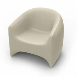 Vondom BLOW Lounge Sessel - 90x78x76 Cm - Ecru