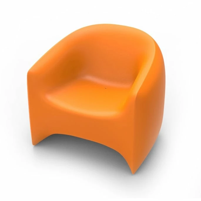 Vondom BLOW Lounge Sessel - 90x78x76 cm - orange Vondom BLOW Lounge Sessel - 90x78x76 Cm - Orange -qeeboo shop unnamed file 4533