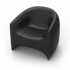 Vondom BLOW Lounge Sessel - 90x78x76 Cm - Schwarz