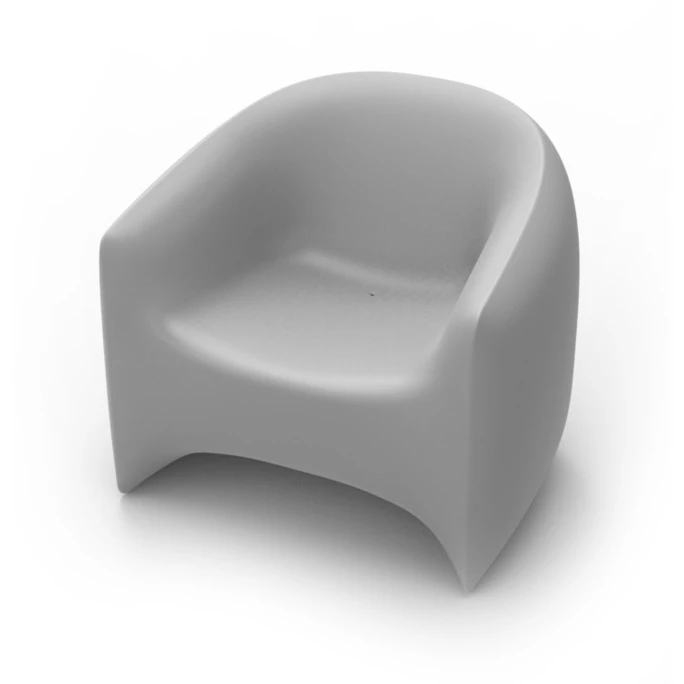 Vondom BLOW Lounge Sessel - 90x78x76 cm - stahlgrau Vondom BLOW Lounge Sessel - 90x78x76 Cm - Stahlgrau -qeeboo shop unnamed file 4541